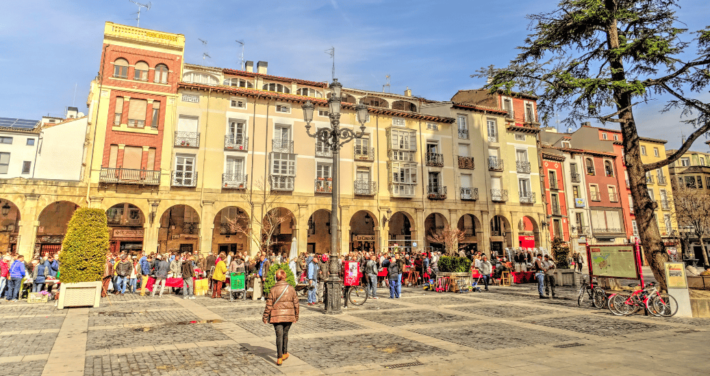 Pamplona town square