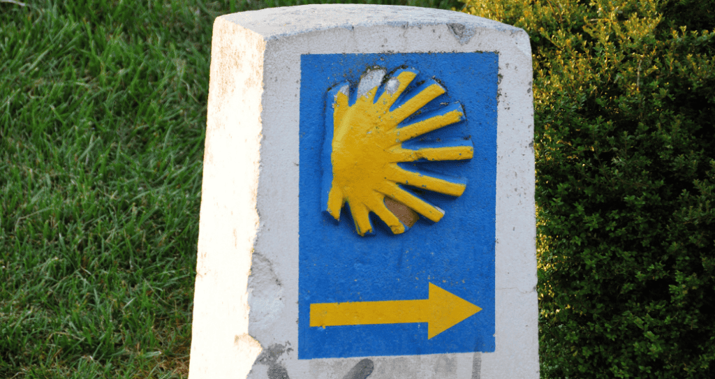 Signage on Camino Frances