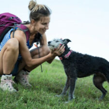 Woman with dog