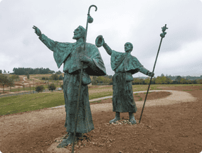 Statue at Monte de Gozo