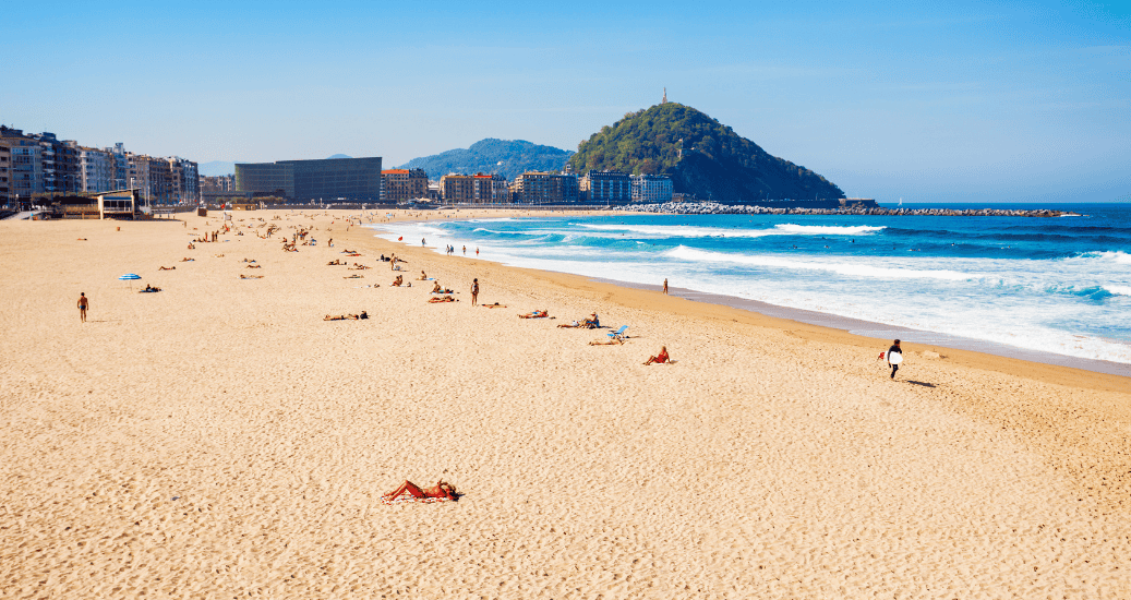 San Sebastian beach