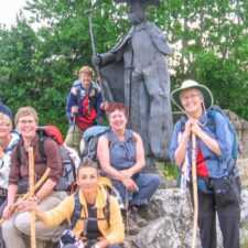 Pilgrims in Puente La Reina