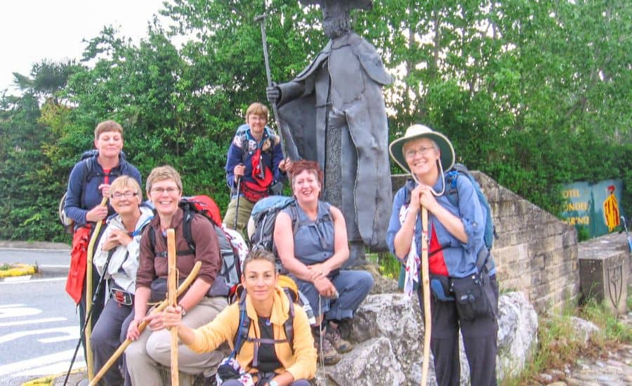 Pilgrims in Puente La Reina