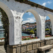 City View of Baiona Galicia Spain