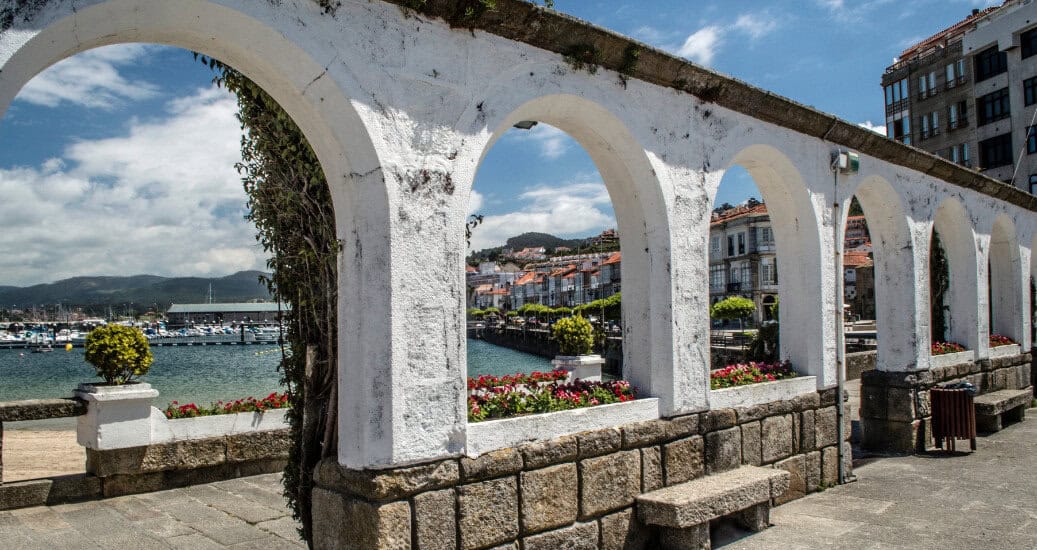 City View of Baiona Galicia Spain