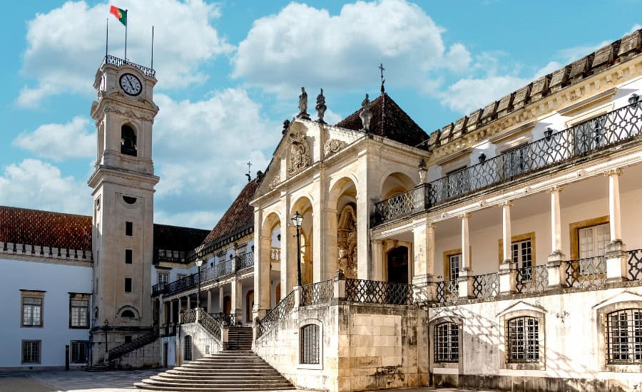 Coimbra University on the Camino Portugues