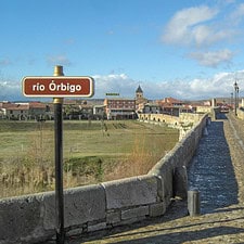 Crossing Orbigo River