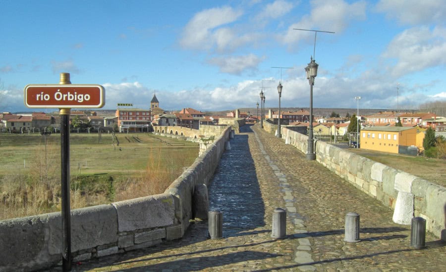 Crossing Orbigo River