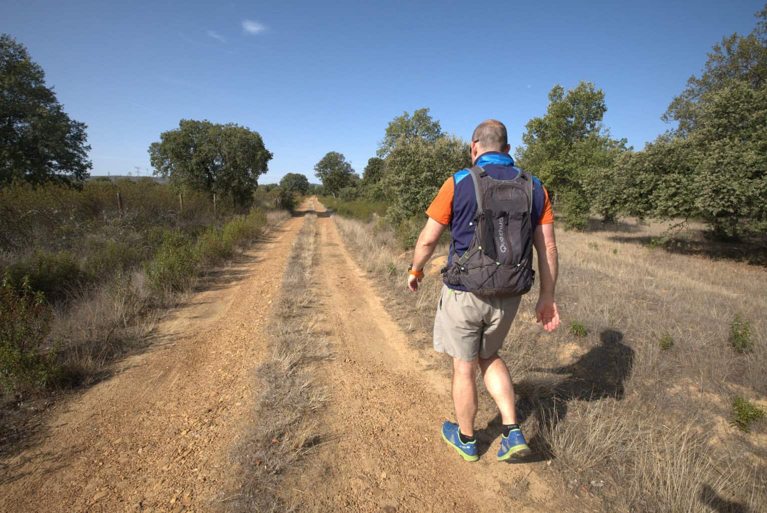 Pilgrim Walking on the Via de la Plata