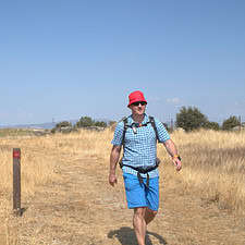 Camino walker on Via de la Plata