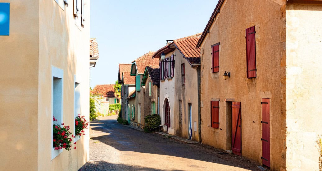 Houses of Pimbo, Small Town along the Le Puy Route