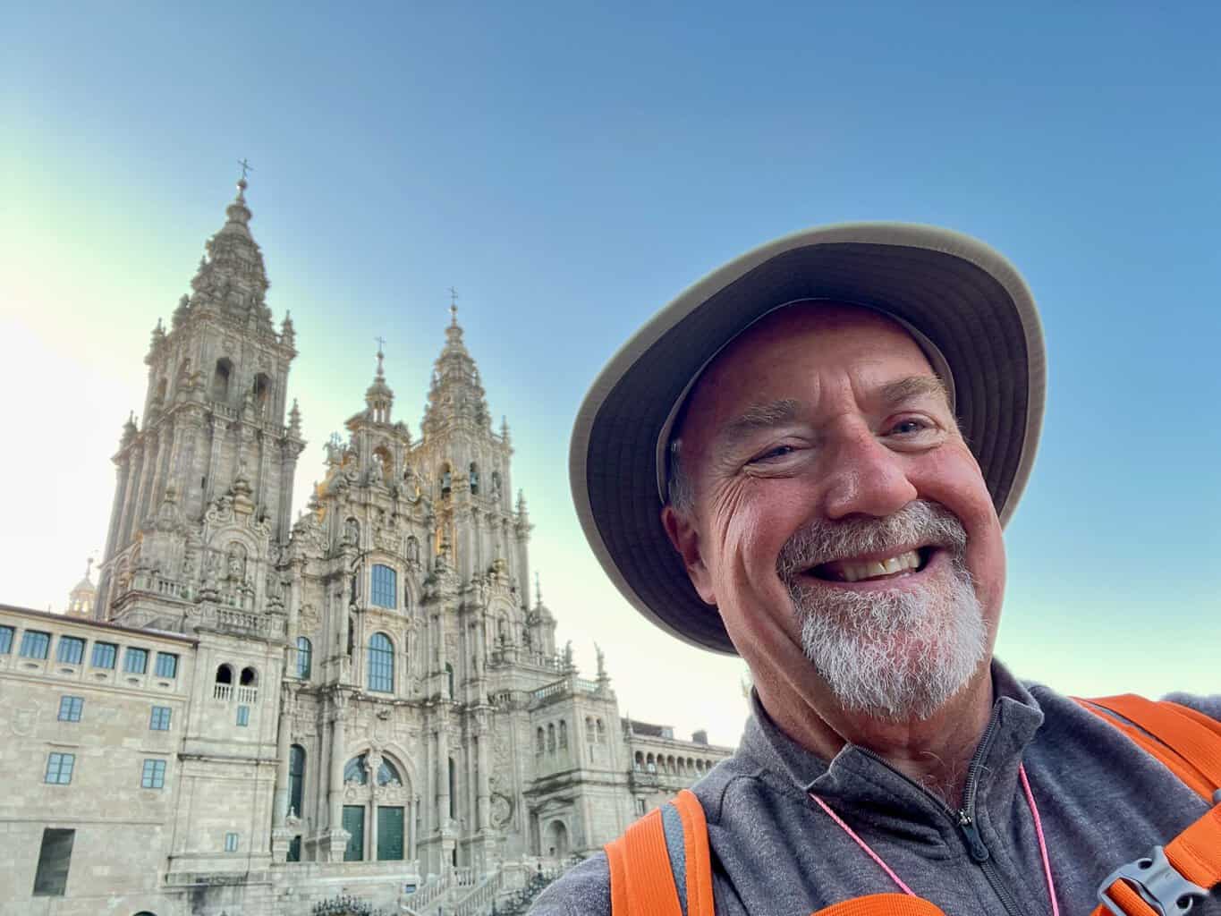 Pilgrim in Obradoiro