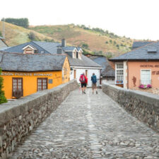 Molinaseca pilgrims