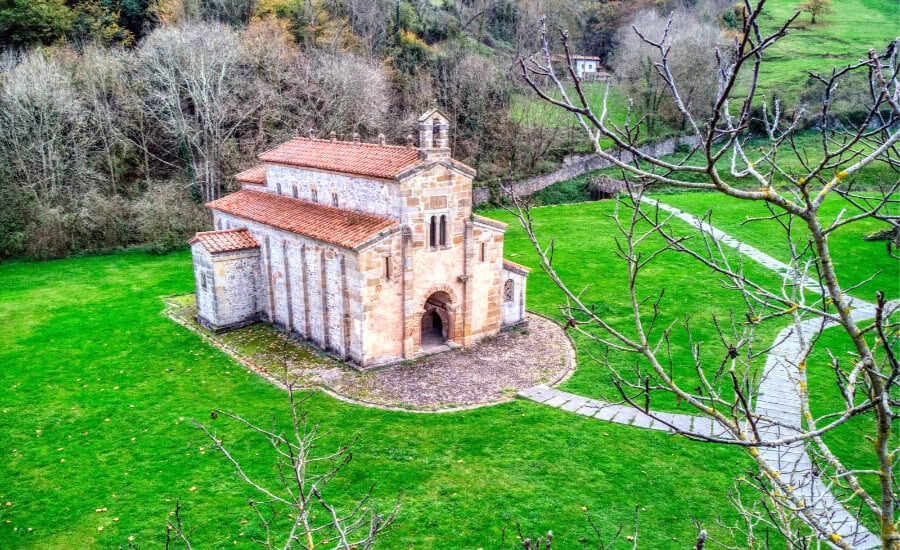 the Church of San Salvador De Valdedios