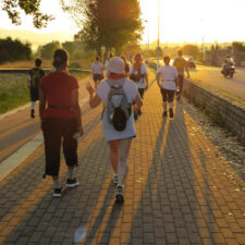 Pilgrims & Sunset