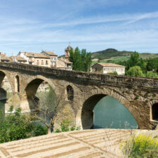 Puente la Reina Bridge. Puente la Reina, Navarra, Spain