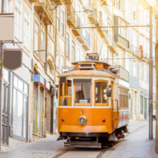 Tram in Porto
