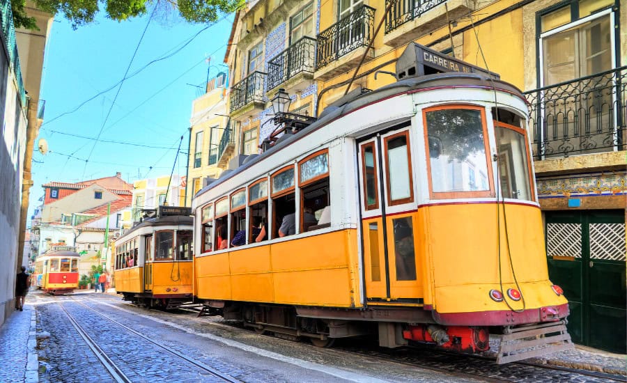 Tram in porto