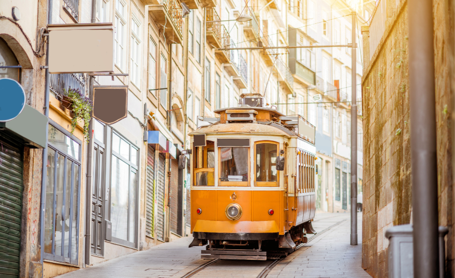 Tram in Porto