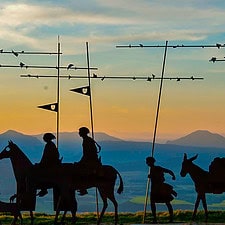Sierra del Perdon evening time