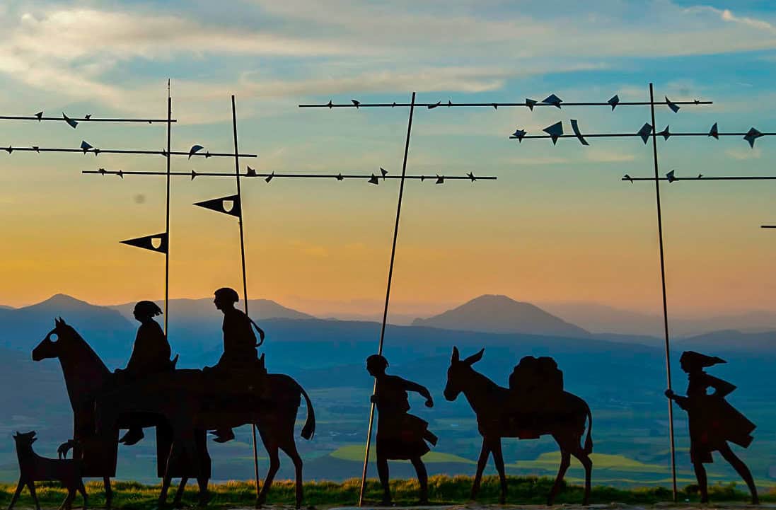 Sierra del Perdon evening time