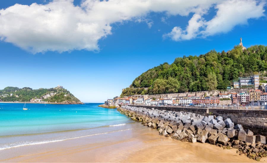 playa de la concha in Santander