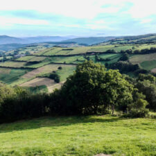 ponferrada landscape - green hills