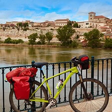 Bike parked in front of Zamora
