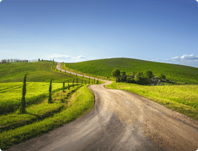 countryside Via Francigena