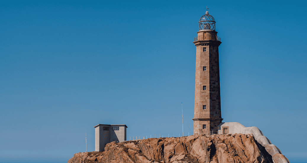 Lighthouse at Cape Vilan, Costa da Morte, La Coruña, Galicia, Spain