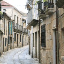 Streets of Tui, Portugal