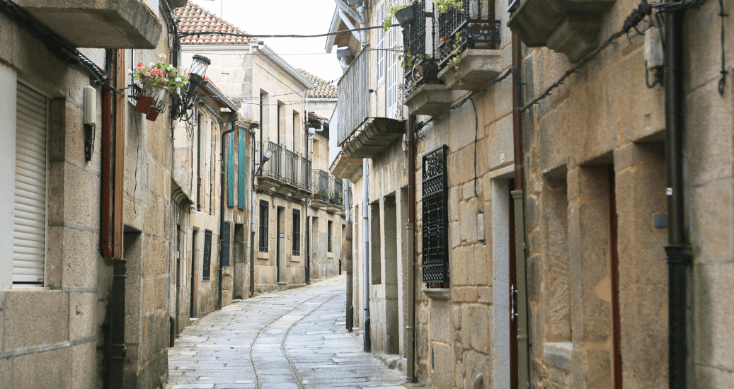 Streets of Tui, Portugal