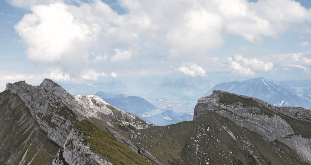 The mountains of Pilat