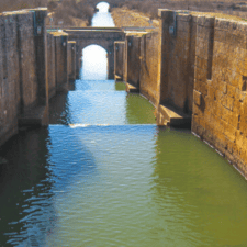 water body on Cycling the Camino Frances from Ponferrada to Santiago