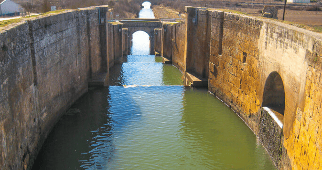 water body on Cycling the Camino Frances from Ponferrada to Santiago