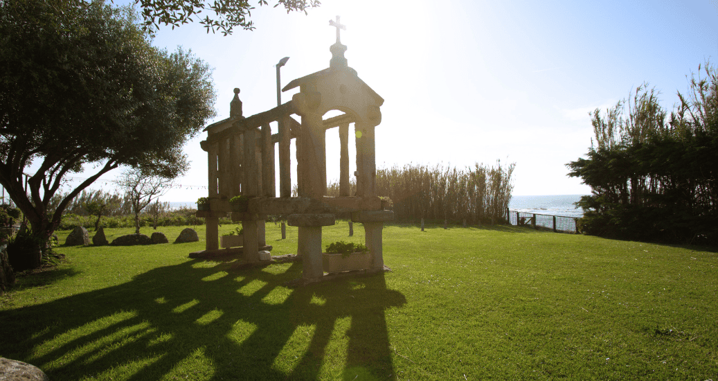 Church monument in Oia