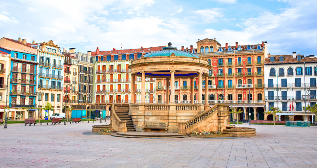 Pamplona town sqaure