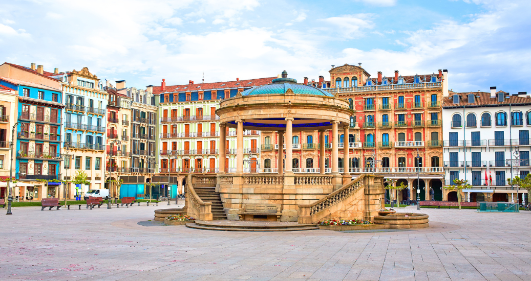 Pamplona town sqaure