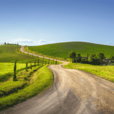 countryside Via Francigena