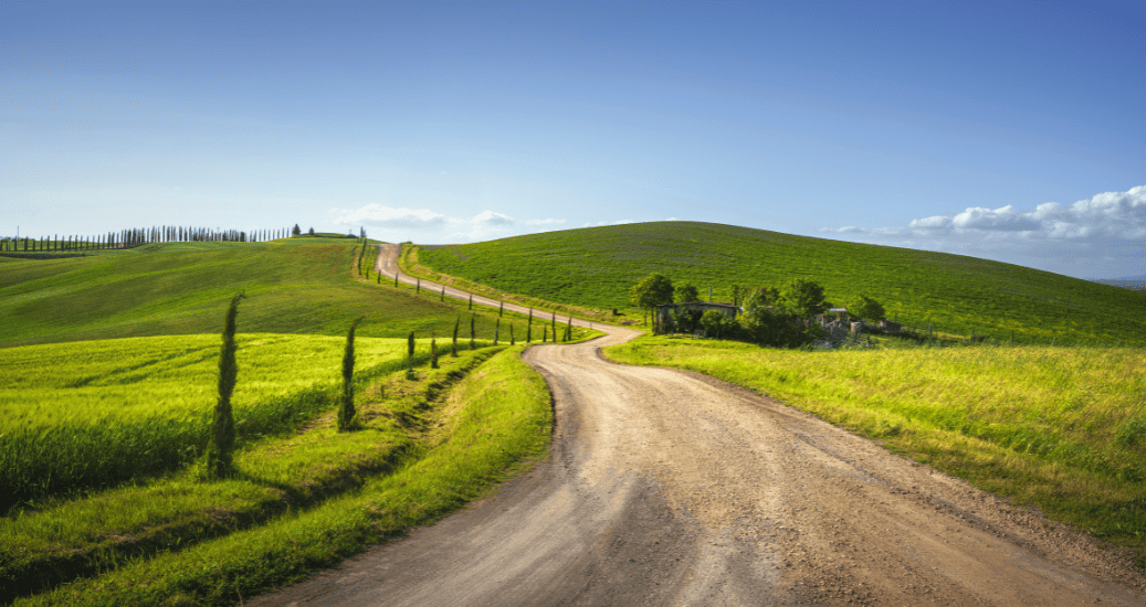 countryside Via Francigena