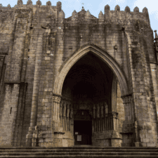 Tui Cathedral on camino portugues coastal