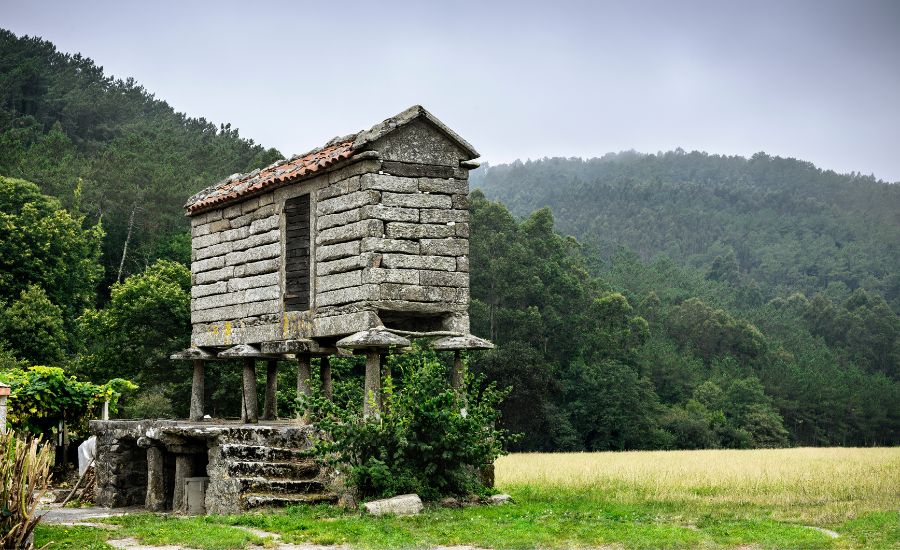 Horreo in Galicia near Pontevedra