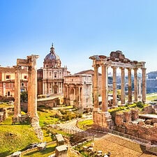 Roman ruins in Rome, Forum