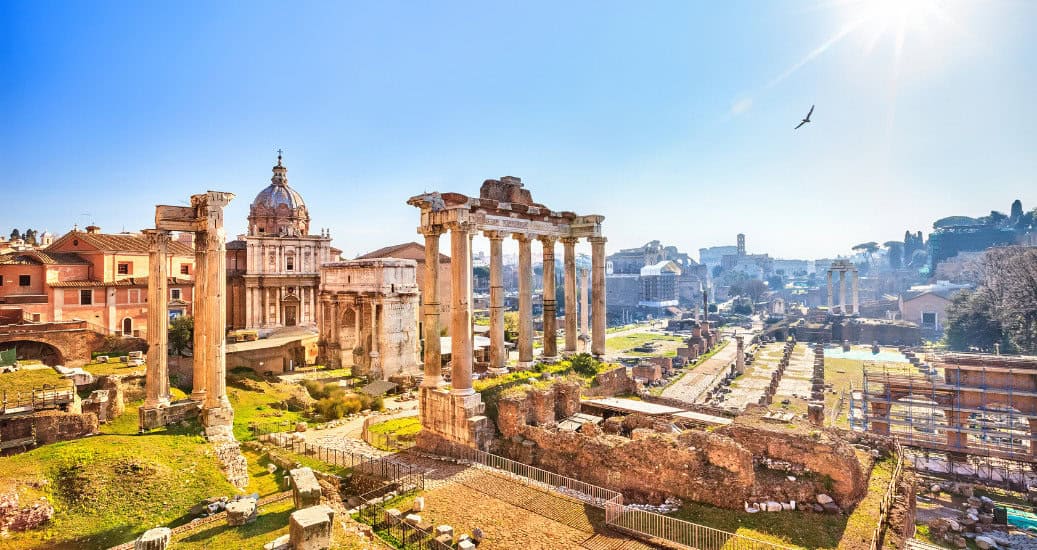 Roman ruins in Rome, Forum