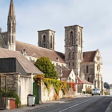 Saint-Martin de Laon abbey in Laon