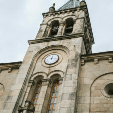 Santa Marina Church, in Sarria, Spain