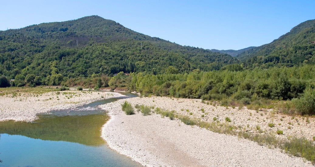 The River Magra near Aulla