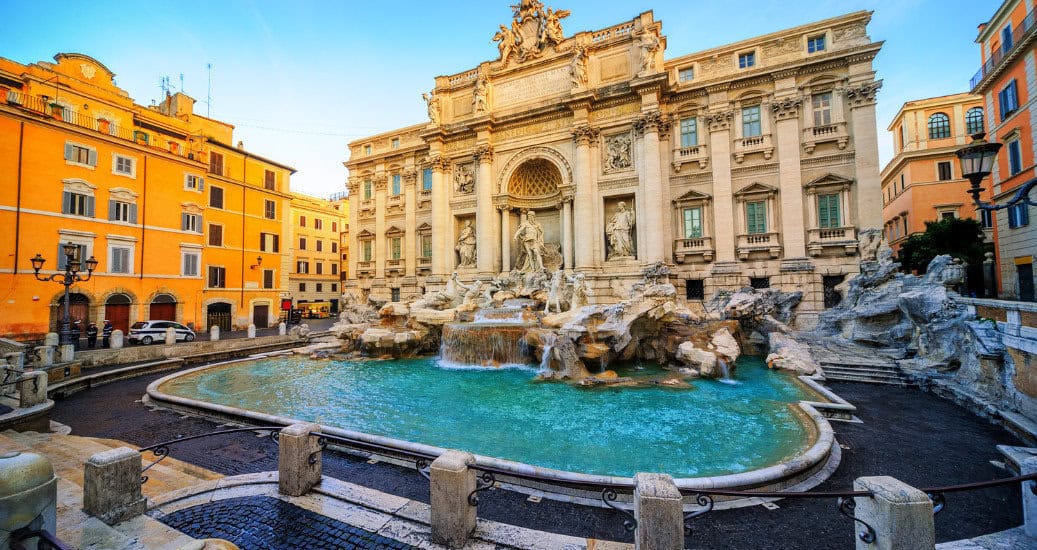The Trevi Fountain, Rome, Italy