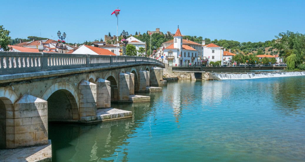 Tomar city center, Santarem district, Portugal