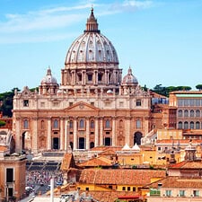 Vatican City. St. Peter's Basilica and Vatican museums